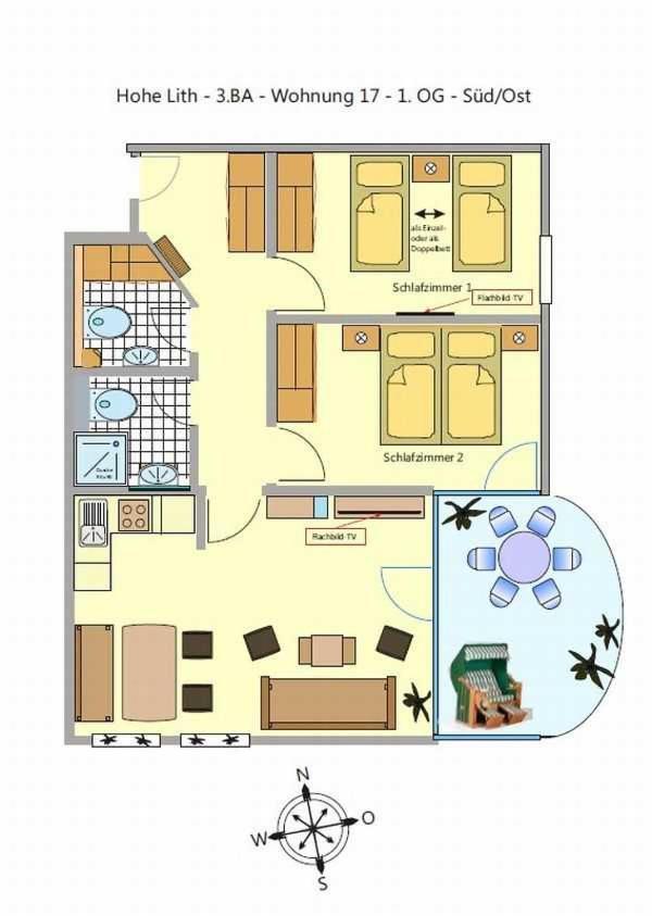 Hp Touristik - Residenz Hohe Lith Neu 3 1 2 Apartment คุกซ์ฮาเวน ภายนอก รูปภาพ